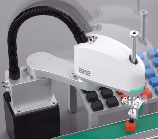 Braço robótico de 4 eixos Ae Air3sc400 Braço robótico Scara para braço robótico colaborativo de alta velocidade